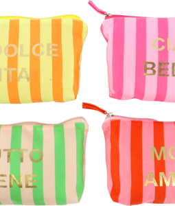 1672 POCHETTE BELLISSIMA STRIPES 4P
